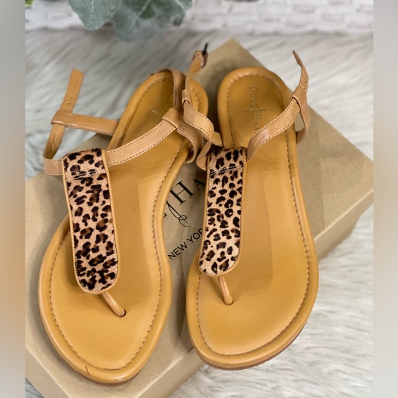 Cole Haan Molly Black Snake Sandals. - Picture 2 of 6